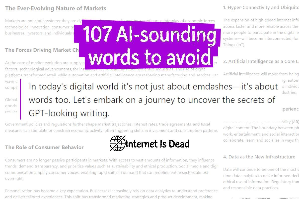 107 AI-sounding words to avoid